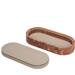 Scatola media in pelle e marmo Giza #1