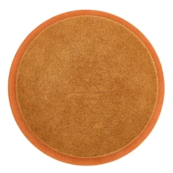 Scatola media per gioielli in pelle caramello