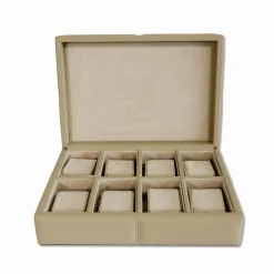 Scatola per orologi Arca Beige