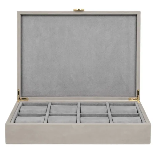 Scatola per orologi Prestige in pelle marrone