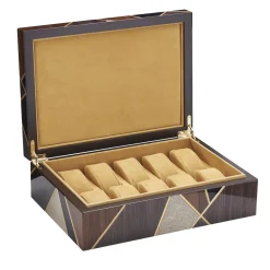 Scatola per orologi Tellux SC2 Vulcano Brown