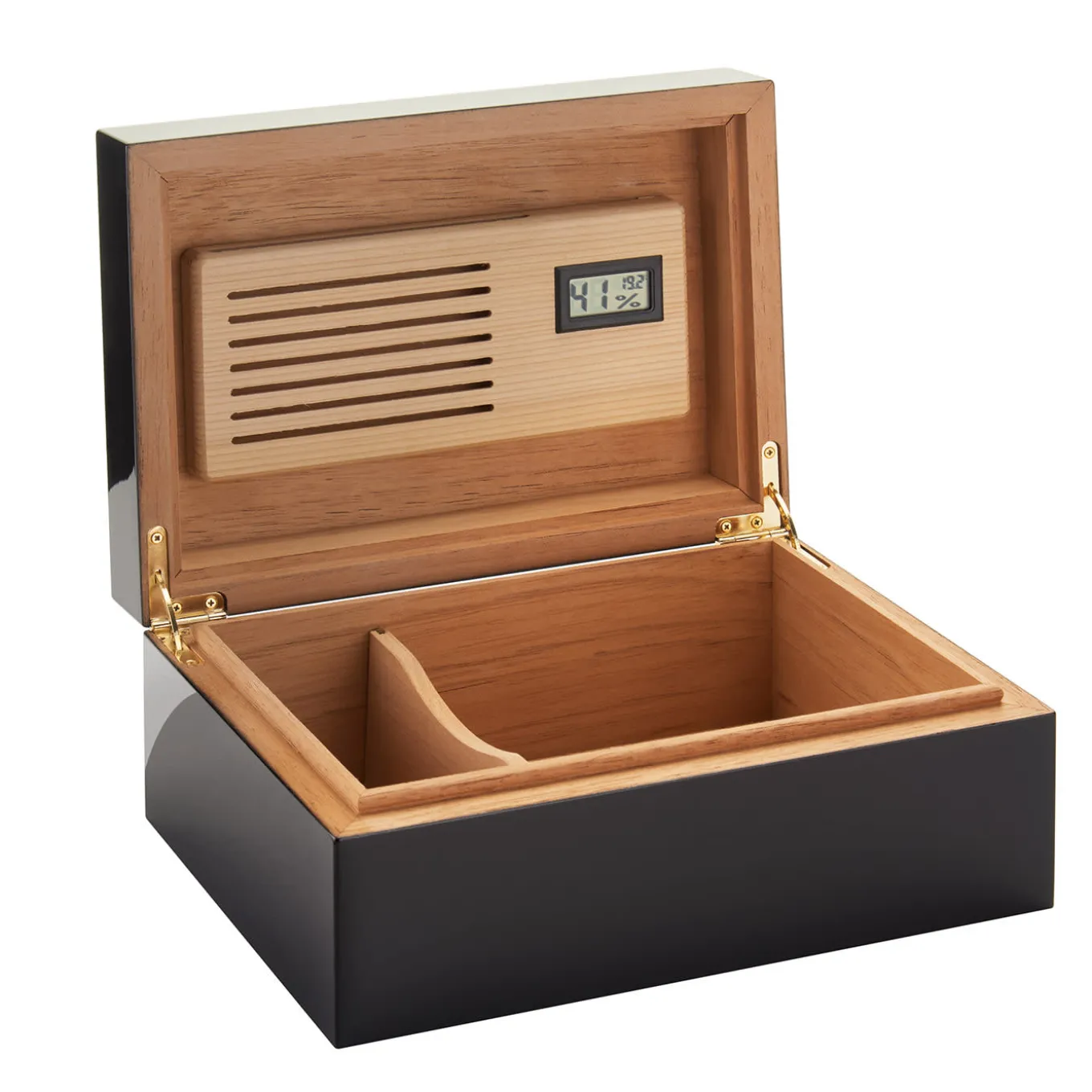 Scatola per sigari Roma nera grande