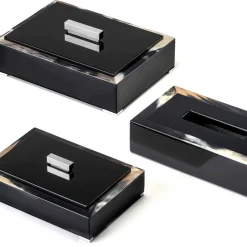 Scatola portaoggetti nera