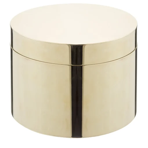 Scatola rotonda in ottone