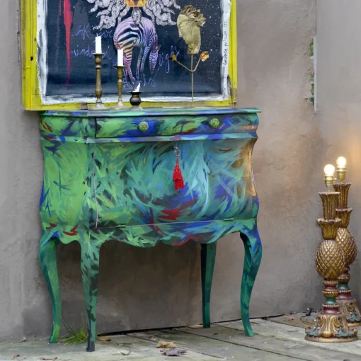 Scrivania a ribalta vintage Erboso