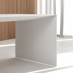 Scrivania da esterno in ferro bianco Touch Me