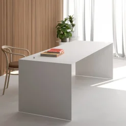 Scrivania da esterno in ferro bianco Touch Me