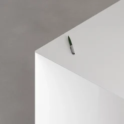 Scrivania da esterno in ferro bianco Touch Me