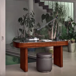 Scrivania Delano con piano in marmo