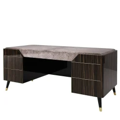 Scrivania in legno scuro Olivette