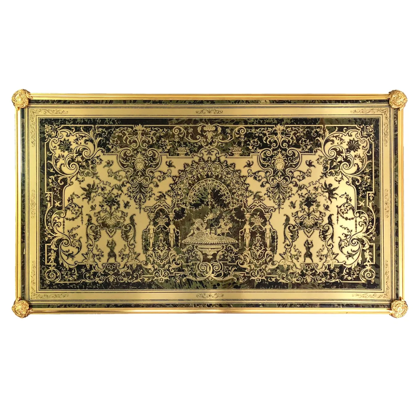 Scrivania in stile Boulle