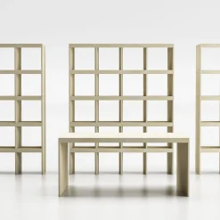 Scrivania rettangolare Prospettive in pietra di Gumdesign