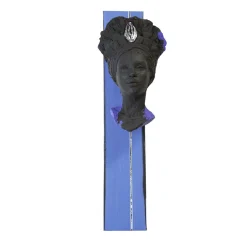 Scultura blu Matrilineare II