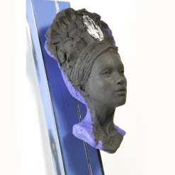 Scultura blu Matrilineare II