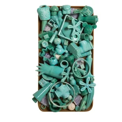 Scultura da parete con charms turchesi