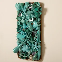 Scultura da parete con charms turchesi