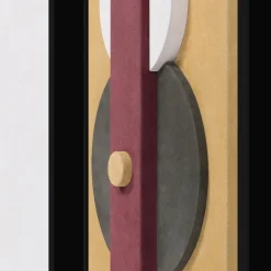 Scultura decorativa da parete Tabou con cornice nera #1