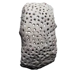 Scultura decorativa in resina bianca Forma