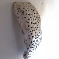 Scultura decorativa in resina bianca Forma