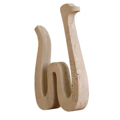 Scultura di serpente in travertino Safari