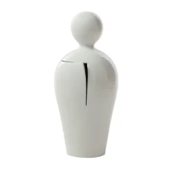 Scultura Do in Ceramica Bianca