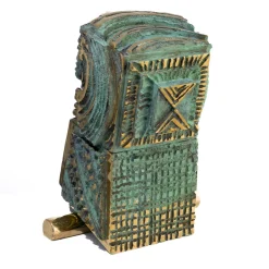 Scultura Gufo Verde N.22