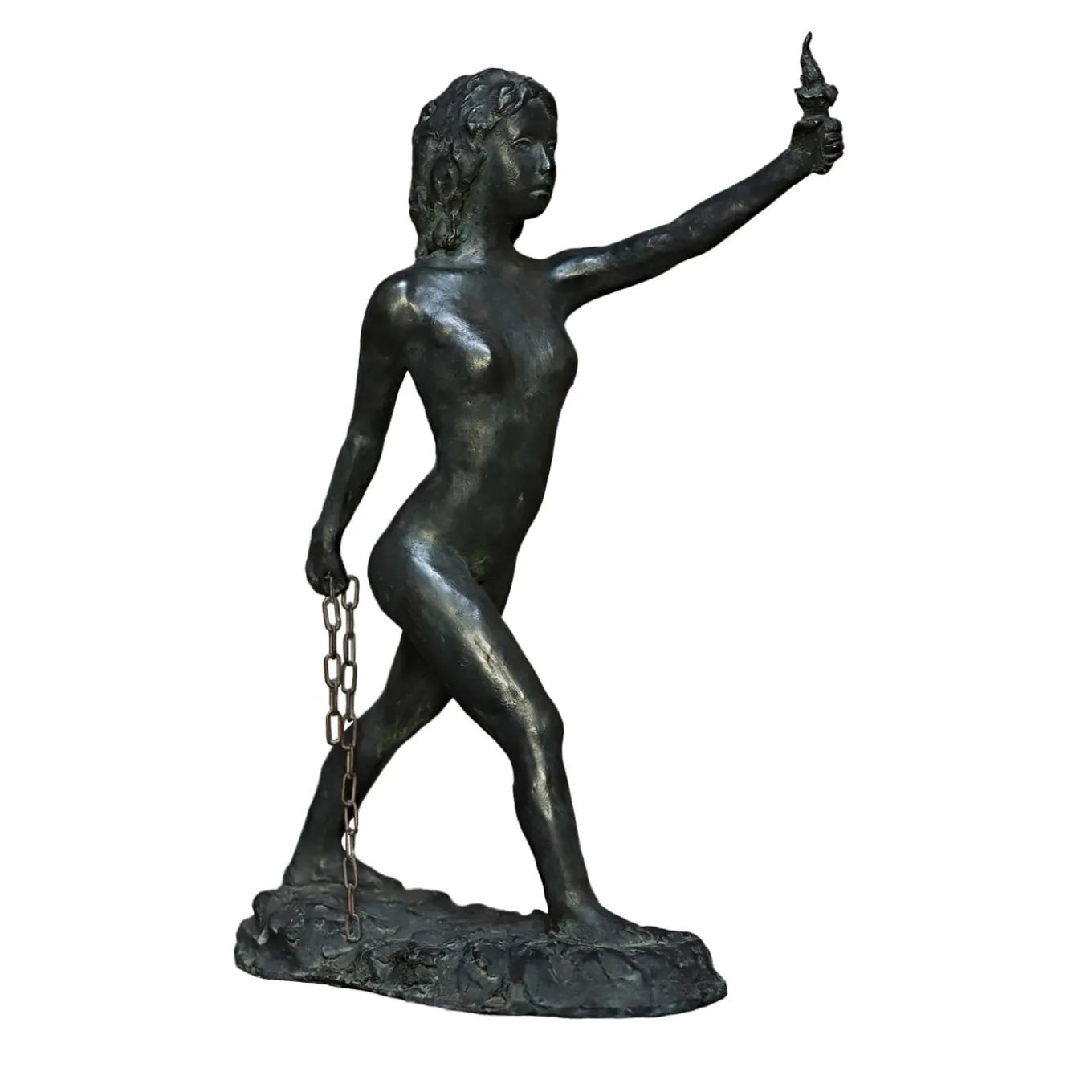 Scultura in bronzo Libertà