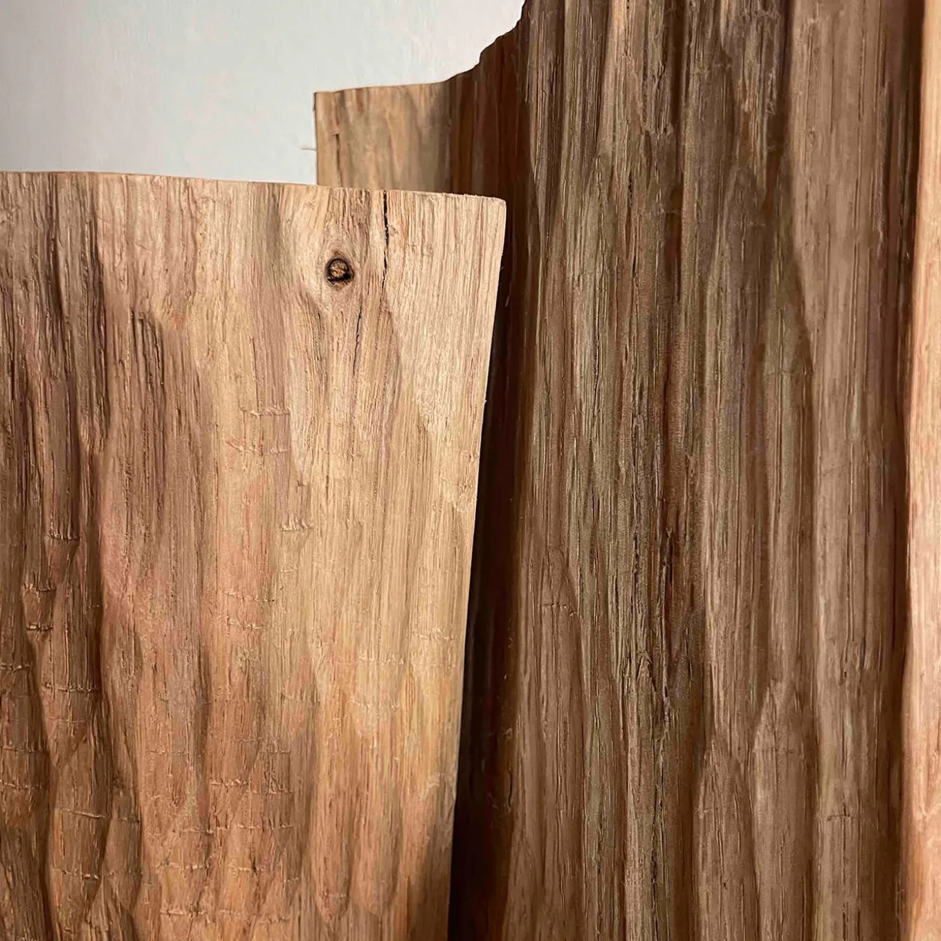 Scultura in legno Abbraccio di Pietro Meccani