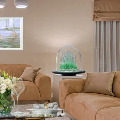 Scultura in vetro di Murano Pianeta Verde