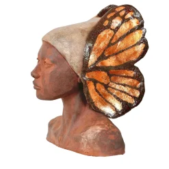 Scultura Mariposa in Ceramica