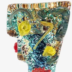 Scultura multicolore Picasso