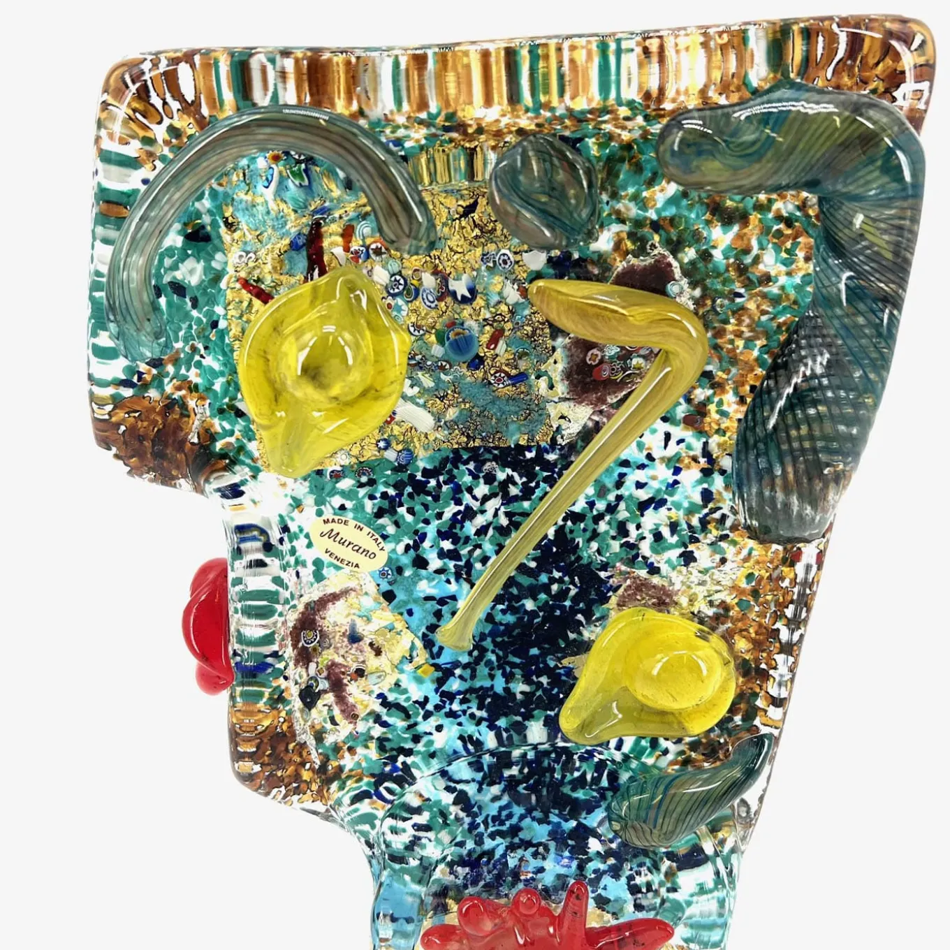 Scultura multicolore Picasso