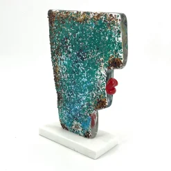 Scultura multicolore Picasso