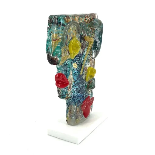 Scultura multicolore Picasso