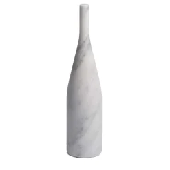 Scultura Omaggio a Morandi in marmo bianco di Carrara