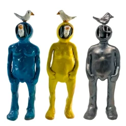 Scultura palombaro nero