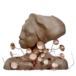 Scultura Thuja In Ceramica