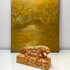 Scultura Tigre Gialla