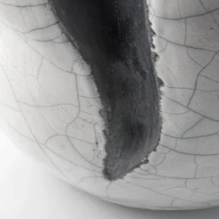 Scultura/vaso Sguardo Alla Luna Ceramica di Nino Basso