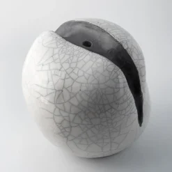 Scultura/vaso Sguardo Alla Luna Ceramica di Nino Basso