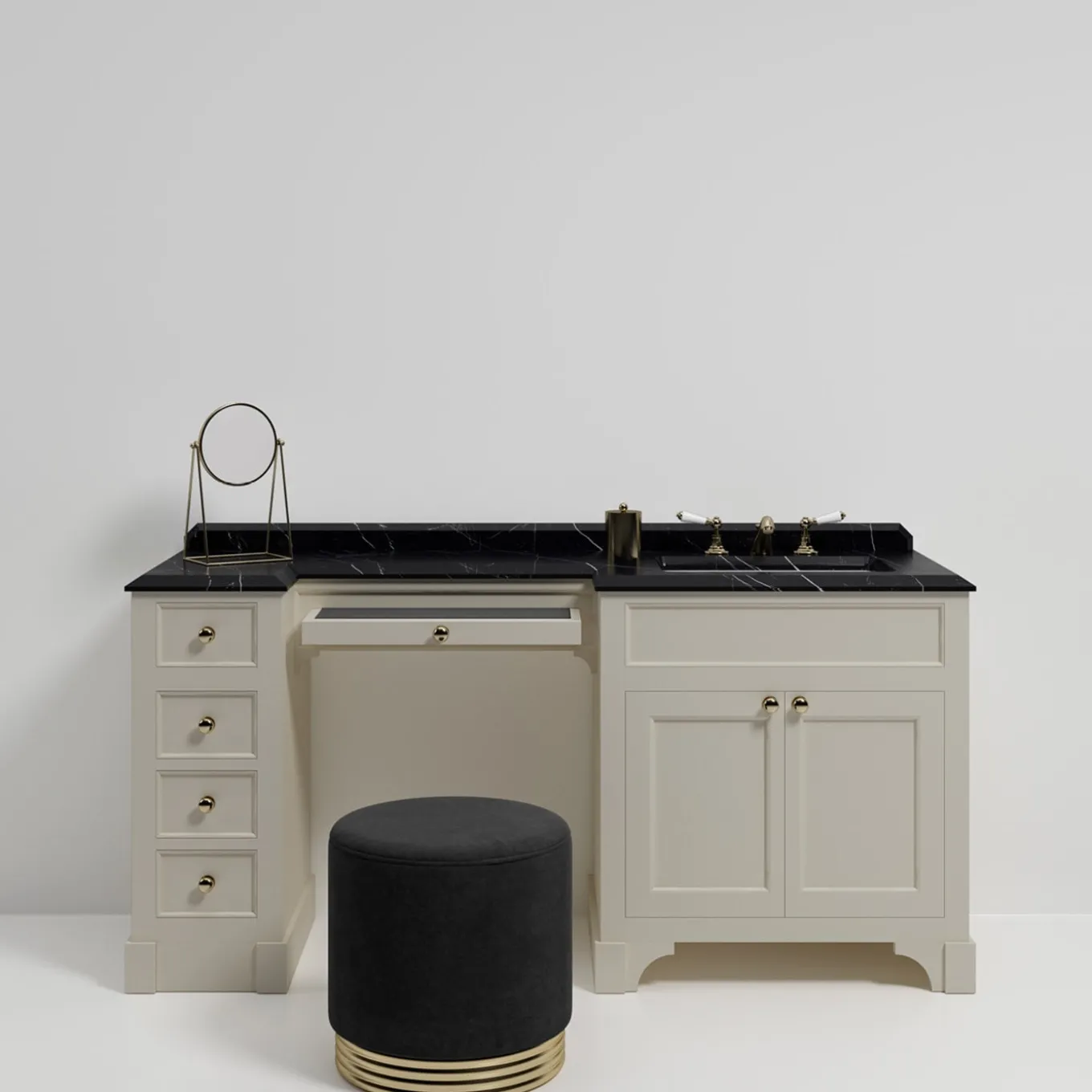 Season Vanity Crema e Nero Marquinha