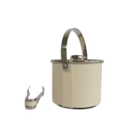 Secchiello per ghiaccio bianco oro