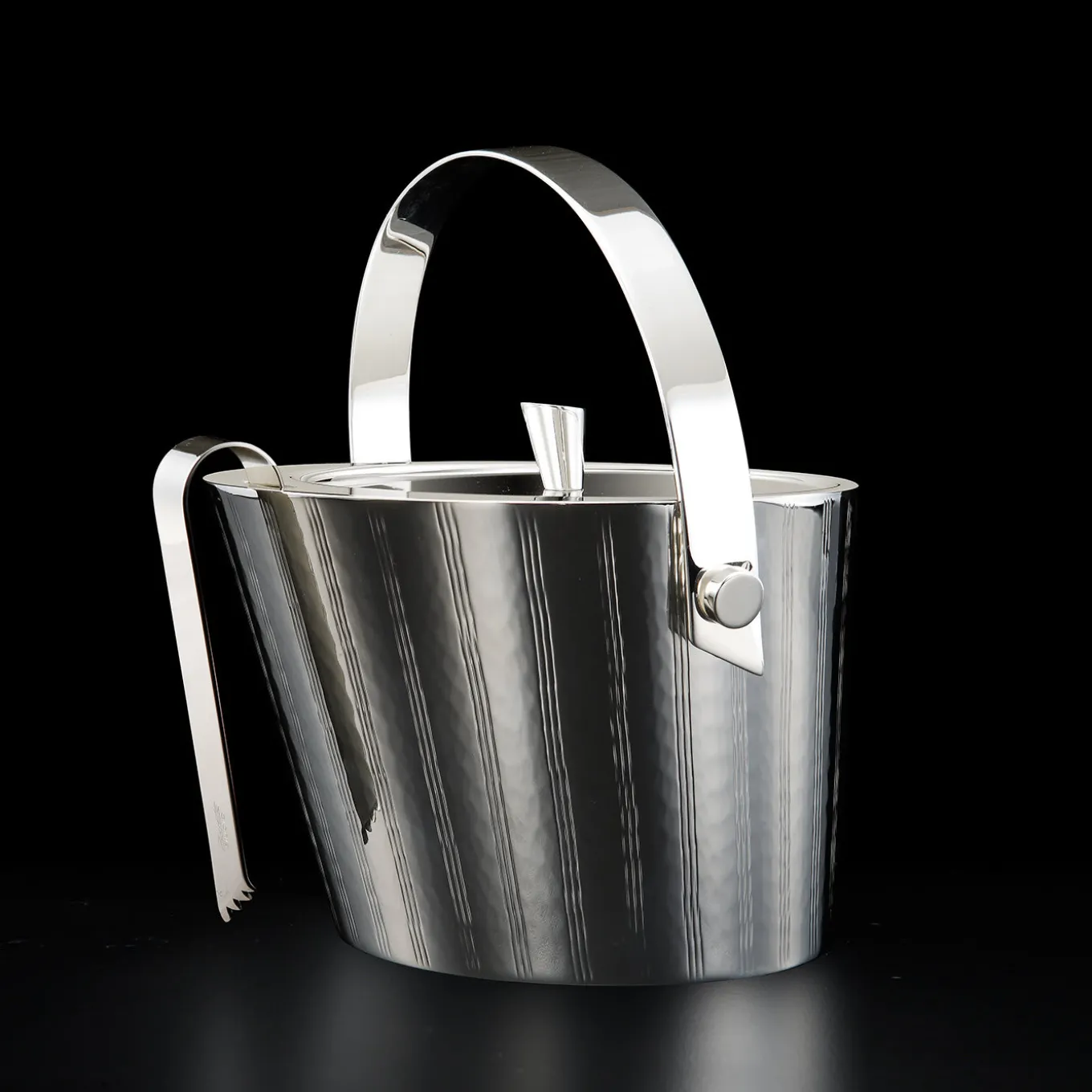 Secchiello per ghiaccio con pinze Vie Silver