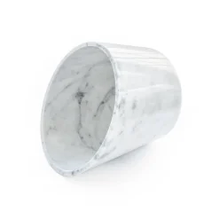 Secchiello per ghiaccio da 4 bottiglie in marmo bianco