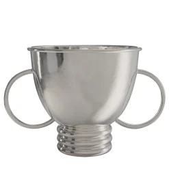 Secchiello per vino grande Echo V2 in peltro argentato
