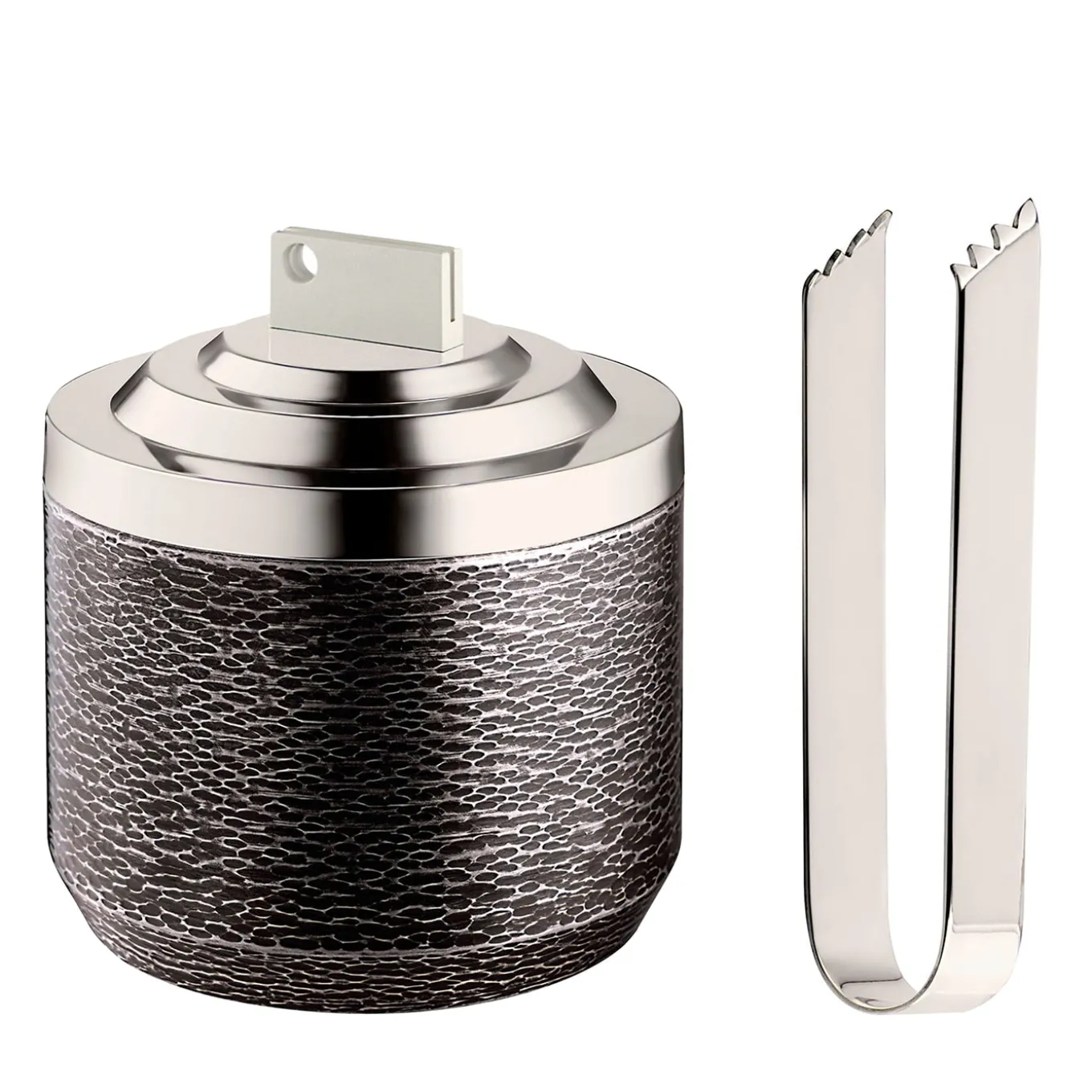 Secchiello Termico per Ghiaccio Iside in Bronzo con Pinze