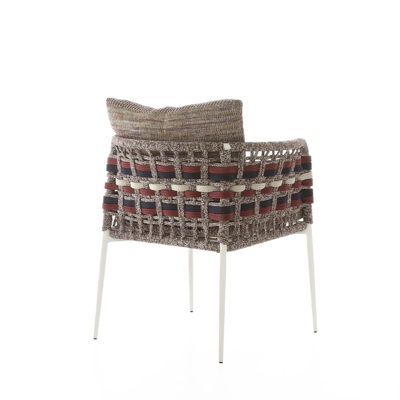 Sedia da esterno Eva Horizontal Ropes di Antonio Marras