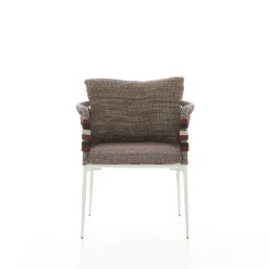 Sedia da esterno Eva Horizontal Ropes di Antonio Marras