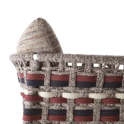 Sedia da esterno Eva Horizontal Ropes di Antonio Marras