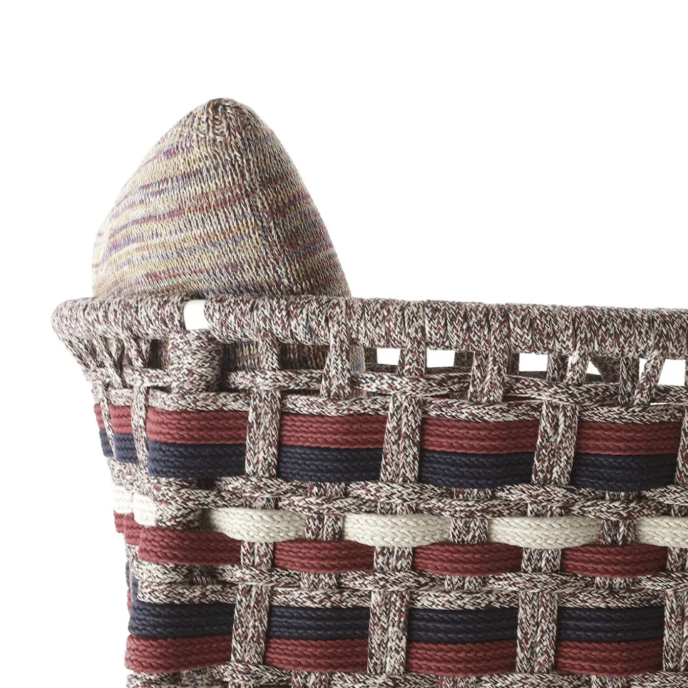 Sedia da esterno Eva Horizontal Ropes di Antonio Marras